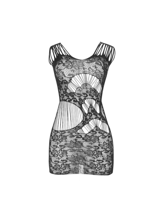 BODYSTOCKING LARGO REJILLA NEGRO ESPALDA ABIERTA SUBBLIME DE LA MARCA SUBBLIME DRESSES