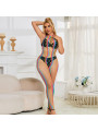 BODYSTOCKING REJILLA ARCOIRIS CUELLO HALTER SUBBLIME DE LA MARCA SUBBLIME BODYSTOCKINGS