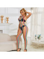 BODYSTOCKING REJILLA ARCOIRIS CUELLO HALTER SUBBLIME DE LA MARCA SUBBLIME BODYSTOCKINGS