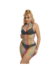BODYSTOCKING REJILLA ARCOÍRIS SIN MANGAS SUBBLIME DE LA MARCA SUBBLIME DRESSES