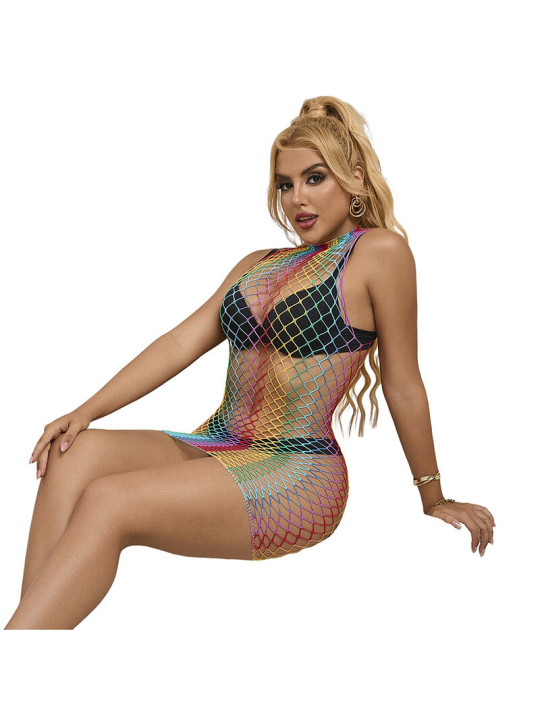 BODYSTOCKING REJILLA ARCOÍRIS SIN MANGAS SUBBLIME DE LA MARCA SUBBLIME DRESSES