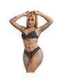BODYSTOCKING REJILLA ARCOÍRIS 2 PIEZAS MANGA LARGA SUBBLIME DE LA MARCA SUBBLIME SETS