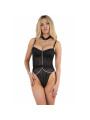 BODY TRANSPARENTE CON GARGANTILLA NEGRO LIVCO CORSETTI DE LA MARCA LIVCO CORSETTI BODIES