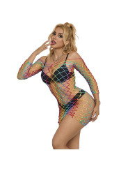 BODYSTOCKING REJILLA ARCOÍRIS MANGA LARGA SUBBLIME DE LA MARCA SUBBLIME DRESSES