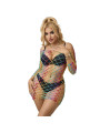 BODYSTOCKING REJILLA ARCOÍRIS MANGA LARGA SUBBLIME DE LA MARCA SUBBLIME DRESSES