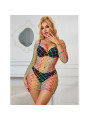 BODYSTOCKING REJILLA ARCOÍRIS MANGA LARGA SUBBLIME DE LA MARCA SUBBLIME DRESSES