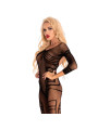 BODYSTOCKING CROTCHLESS NEGRO LIVCO CORSETTI FASHION DE LA MARCA LIVCO CORSETTI BODYSTOCKINGS
