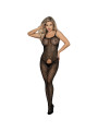 BODYSTOCKING CROTCHLESS DE REJILLA NEGRO SUBBLIME TALLA ÚNICA DE LA MARCA SUBBLIME BODYSTOCKINGS