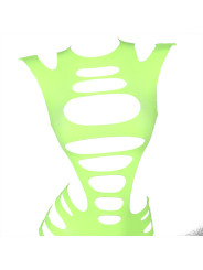 BODYSTOCKING DE REJILLA MANGA LARGA VERDE SUBBLIME DE LA MARCA SUBBLIME DRESSES