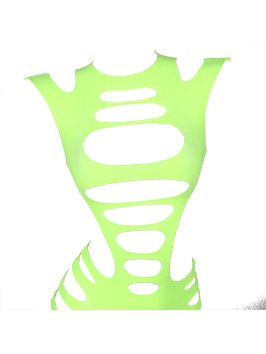 BODYSTOCKING DE REJILLA MANGA LARGA VERDE SUBBLIME DE LA MARCA SUBBLIME DRESSES