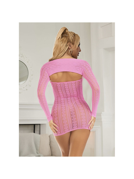 BODYSTOCKING DE REJILLA ROSA SEXY TALLA ÚNICA SUBBLIME DE LA MARCA SUBBLIME DRESSES