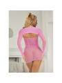 BODYSTOCKING DE REJILLA ROSA SEXY TALLA ÚNICA SUBBLIME DE LA MARCA SUBBLIME DRESSES
