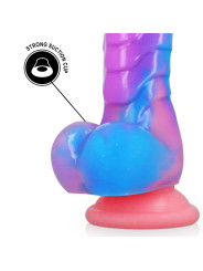 DILDO EMPUSA SILICONA SUCCIÓN 18CM - EPIC CYBERSILICOCK DE LA MARCA EPIC