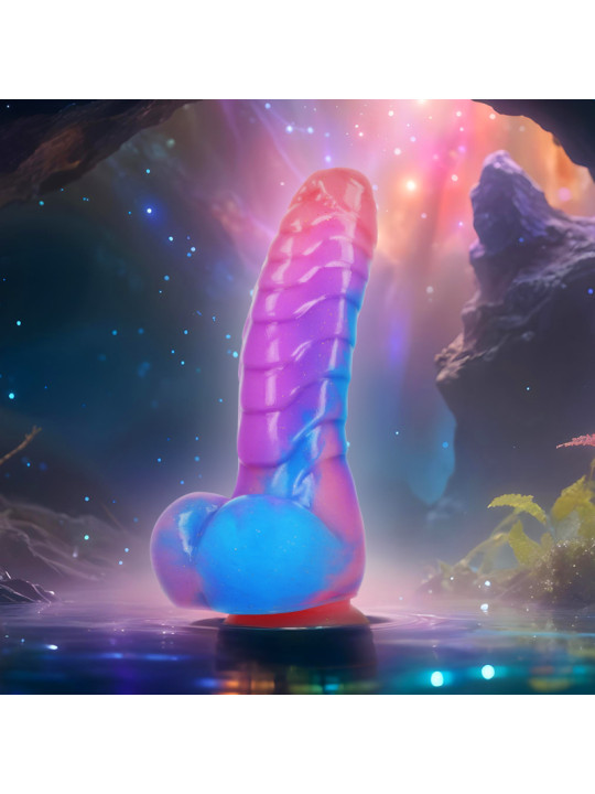 DILDO EMPUSA SILICONA SUCCIÓN 18CM - EPIC CYBERSILICOCK DE LA MARCA EPIC