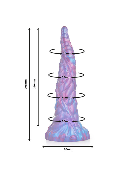 DILDO NOKKEN SILICONA SUCCIÓN 28CM - EPIC CYBERSILICOCK DE LA MARCA EPIC