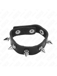 KINK - ANILLO PENE CUERO CON CIERRE A PRESIÓN FORRO ROJO 21 X 1.5 CM DE LA MARCA KINK RING POWER
