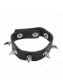 KINK - ANILLO PENE CUERO CON CIERRE A PRESIÓN FORRO ROJO 21 X 1.5 CM DE LA MARCA KINK RING POWER