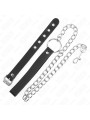 KINK - ANILLO PENE CUERO CON CORREA 21.5 X 2 CM Y CADENA METAL 60 CM DE LA MARCA KINK RING POWER