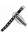 KINK - ANILLO PENE CUERO CORREA CON CERRADURA 21 X 2 CM Y 5 ANILLOS METAL DE 3 CM A 4 CM DE LA MARCA KINK RING POWER