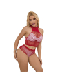 BODYSTOCKING REJILLA BRILLANTES ROJO SUBBLIME TALLA ÚNICA DE LA MARCA SUBBLIME SETS