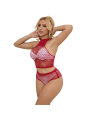 BODYSTOCKING REJILLA BRILLANTES ROJO SUBBLIME TALLA ÚNICA DE LA MARCA SUBBLIME SETS