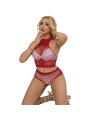 BODYSTOCKING REJILLA BRILLANTES ROJO SUBBLIME TALLA ÚNICA DE LA MARCA SUBBLIME SETS