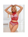 BODYSTOCKING REJILLA BRILLANTES ROJO SUBBLIME TALLA ÚNICA DE LA MARCA SUBBLIME SETS