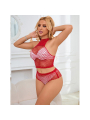 BODYSTOCKING REJILLA BRILLANTES ROJO SUBBLIME TALLA ÚNICA DE LA MARCA SUBBLIME SETS