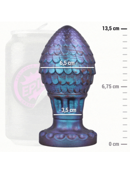 PLUG ANAL HUEVO DRAGÓN SILICONA PREMIUM TALLA L DE LA MARCA EPIC