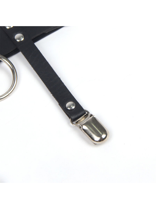 LIGA PUNK DE CUERO AJUSTABLE SUBBLIME NEGRO TALLA ÚNICA DE LA MARCA SUBBLIME FETISH