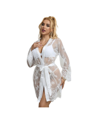CAMISÓN MANGA LARGA FLORAL BLANCO SUBBLIME S/M DE LA MARCA SUBBLIME BABYDOLLS