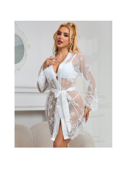 CAMISÓN MANGA LARGA FLORAL BLANCO SUBBLIME S/M DE LA MARCA SUBBLIME BABYDOLLS