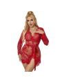 CAMISÓN DE ENCAJE ROJO CON TANGA SUBBLIME L/XL DE LA MARCA SUBBLIME SETS