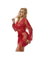 CAMISÓN DE ENCAJE ROJO CON TANGA SUBBLIME L/XL DE LA MARCA SUBBLIME SETS