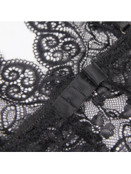 CAMISÓN DE SEDA Y ENCAJE SUBBLIME CON PANTIES NEGRO L/XL DE LA MARCA SUBBLIME SETS