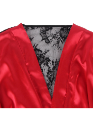 CAMISOLA DE ENCAJE TRANSPARENTE SUBBLIME ROJO/NEGRO S/M DE LA MARCA SUBBLIME SETS