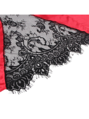 CAMISOLA DE ENCAJE TRANSPARENTE SUBBLIME ROJO/NEGRO L/XL DE LA MARCA SUBBLIME SETS