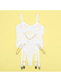 BODY CON CADENAS Y LIGUEROS BLANCO S/M - SUBBLIME DE LA MARCA SUBBLIME BODIES