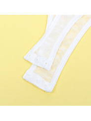 BODY CON CADENAS Y LIGUEROS BLANCO S/M - SUBBLIME DE LA MARCA SUBBLIME BODIES