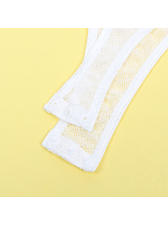 BODY CON CADENAS Y LIGUEROS BLANCO S/M - SUBBLIME DE LA MARCA SUBBLIME BODIES