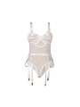 BODY CON CADENAS Y LIGUEROS BLANCO L/XL - SUBBLIME DE LA MARCA SUBBLIME BODIES
