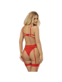 SUBLIME LENCERÍA CORAZONES ROJO SUJETADOR TANGA LIGUERO L/XL DE LA MARCA SUBBLIME SETS