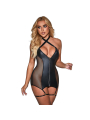 VESTIDO SEXY REJILLA CUERO NEGRO SUBBLIME TALLA L/XL DE LA MARCA SUBBLIME DRESSES
