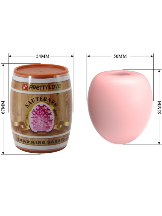 MASTURBADOR MASCULINO HUEVO ROSA PRETTY LOVE MODELO 2 DE LA MARCA PRETTY LOVE FLIRTATION