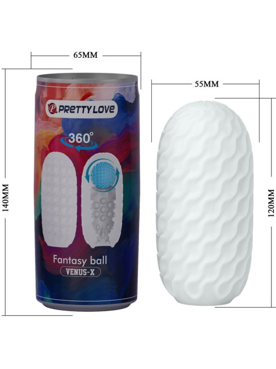 MASTURBADOR MASCULINO VENUS X PRETTY LOVE BLANCO DE LA MARCA PRETTY LOVE