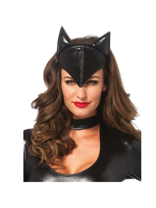 MÁSCARA FELINA NEGRA MUJER - LEG AVENUE DE LA MARCA LEG AVENUE ACCESSORIES