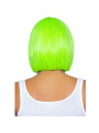 PELUCA BOB FLUORESCENTE VERDE NEON PARA FIESTAS Y EVENTOS DE LA MARCA LEG AVENUE ACCESSORIES