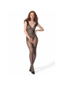 BODYSTOCKING SEXY NEGRO TALLA ÚNICA PASSION BS 103 DE LA MARCA PASSION WOMAN BODYSTOCKINGS
