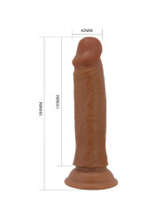 CONSOLADOR REALÍSTICO QUENTIN 18 CM CON VENTOSA TPR DE LA MARCA PRETTY LOVE