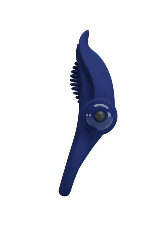 ANILLO VIBRADOR DOBLE AZUL PRETTY LOVE - 10 MODOS DE LA MARCA PRETTY LOVE MALE